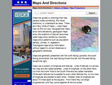 Tablet Screenshot of mapsanddirections.us